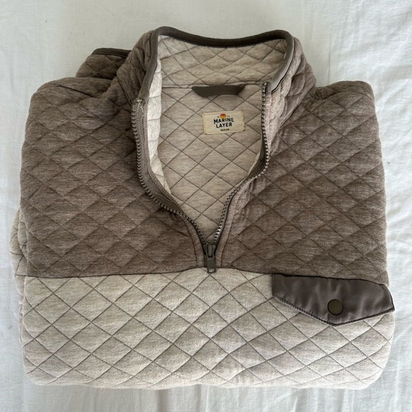 Marine Layer Quilted Pullover - Picture 5 of 5